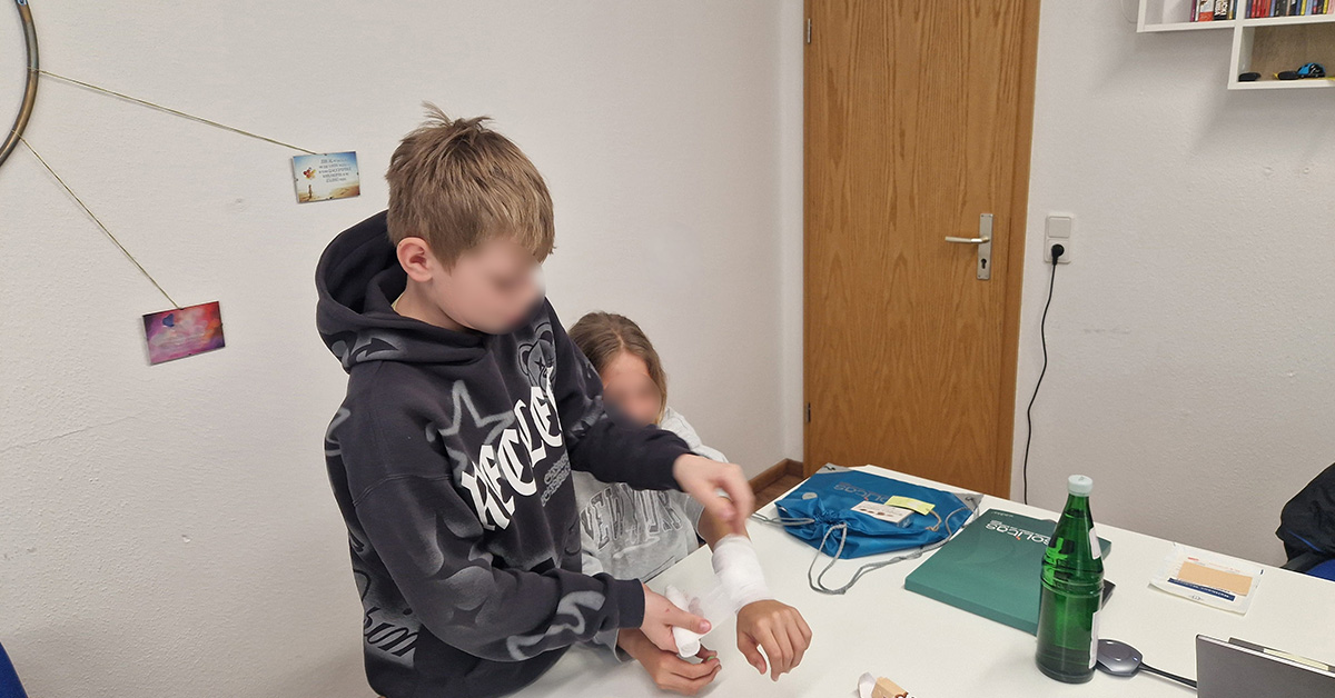 Jugendliche beim Girls' Day bei Solitas