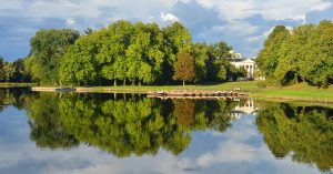Wörlitzer Park mit Schloss